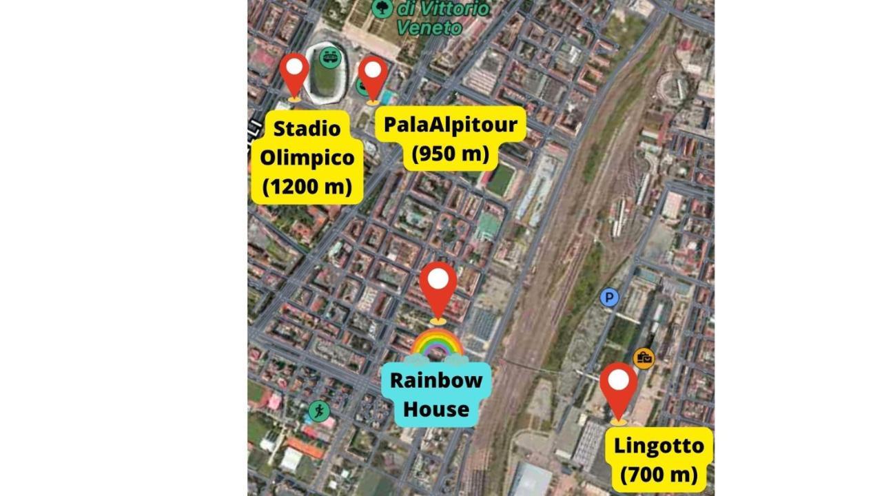 Rainbow House Lingotto Inalpi Daire Torino Dış mekan fotoğraf